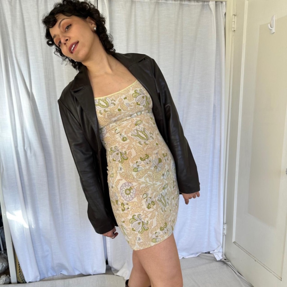 Coquette babydoll Vintage Little Silk Dress.